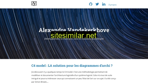 alexandrevandekerkhove.fr alternative sites