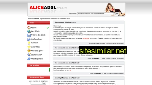 aliceadsl.free.fr alternative sites