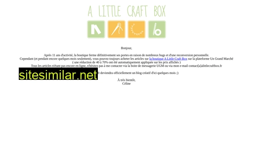 alittlecraftbox.fr alternative sites