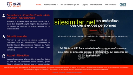 alizesecurite.fr alternative sites