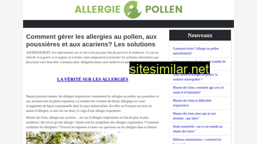 allergie-pollen.fr alternative sites