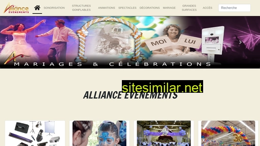 alliance-evenements.fr alternative sites