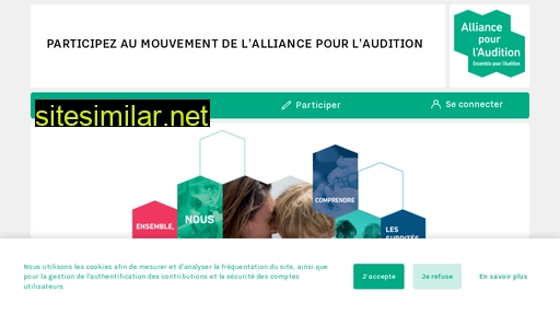 alliancepourlaudition.fr alternative sites