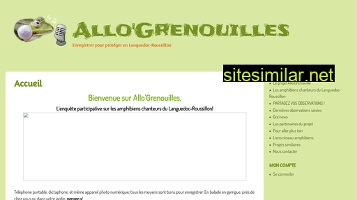 allo-grenouilles.fr alternative sites