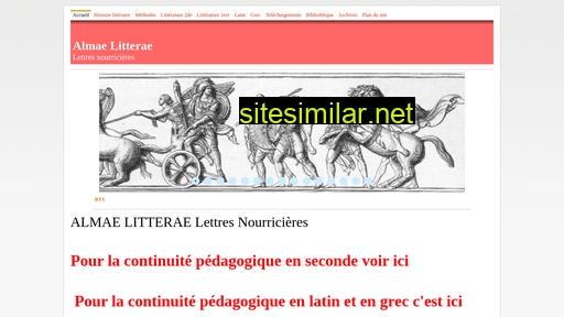 almaelitterae.free.fr alternative sites