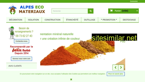 alpes-ecomateriaux.fr alternative sites