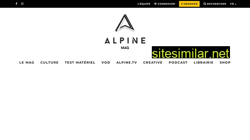 alpinemag.fr alternative sites