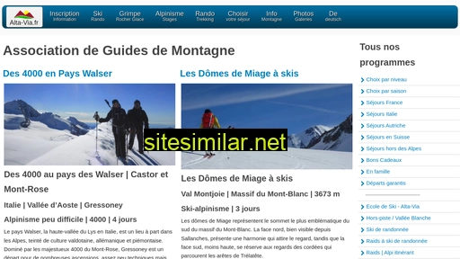alta-via.fr alternative sites