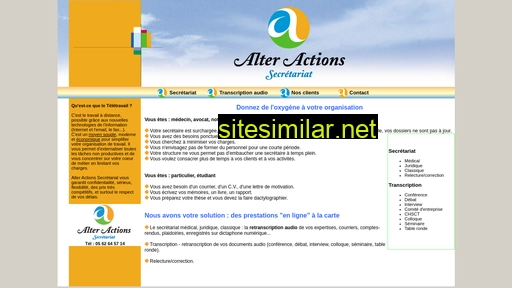 Alteractions similar sites