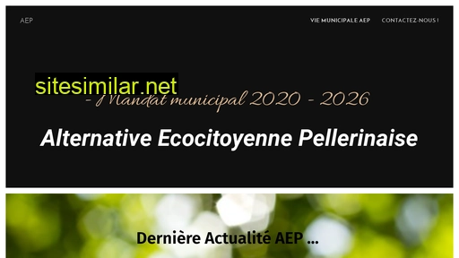 alternative-ecocitoyenne-pellerinaise.fr alternative sites