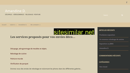 amandined.fr alternative sites