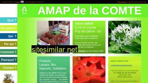 amapdelacomte.fr alternative sites