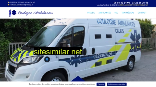 ambulance-vsl-calais.fr alternative sites