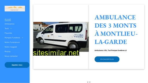 ambulancedes3monts.fr alternative sites
