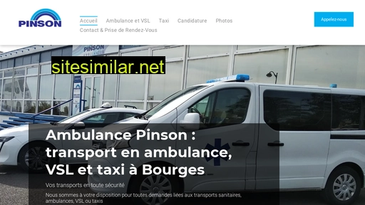 ambulancepinson.fr alternative sites