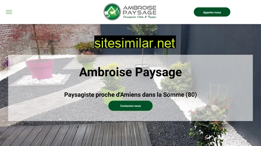 Ambroisepaysage similar sites