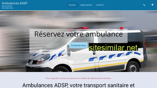 ambulanceadsp.fr alternative sites