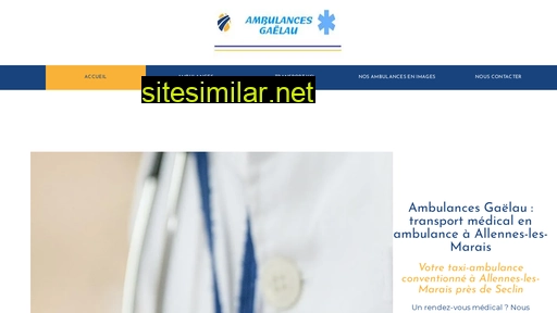 ambulances-gaelau.fr alternative sites