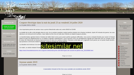 ameuteledixcors.fr alternative sites