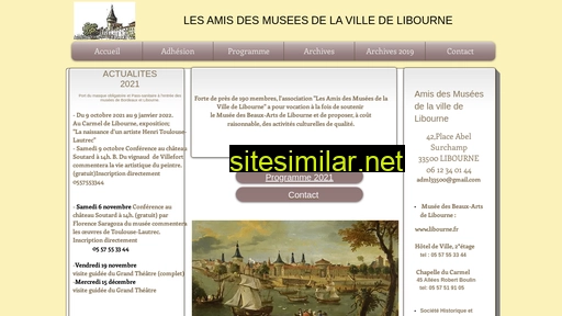 amisdesmusees-libourne.fr alternative sites