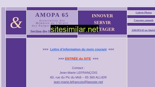 amopa65.fr alternative sites