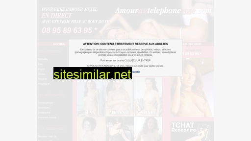 amourautelephonerose.fr alternative sites