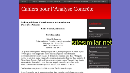 analyseconcrete.fr alternative sites