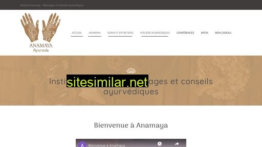 anamaya-ayurveda.fr alternative sites