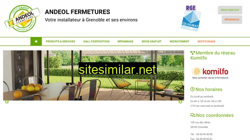 andeol-fermetures.fr alternative sites