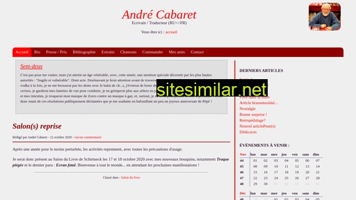 andrecabaret.fr alternative sites