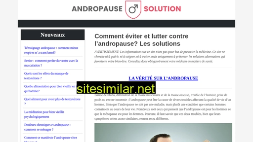 Andropause-solution similar sites
