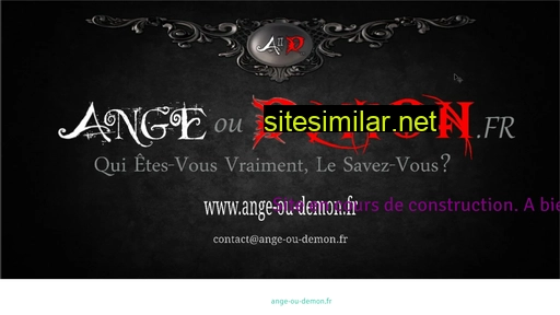 ange-ou-demon.fr alternative sites
