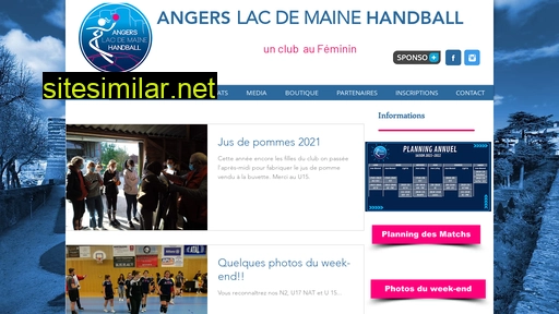 angerslacdemaine-handball.fr alternative sites