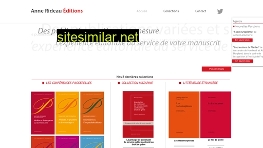 annerideau-editions.fr alternative sites