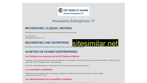 annuaire-entreprises-77.fr alternative sites