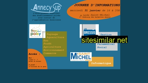 annecysup.fr alternative sites