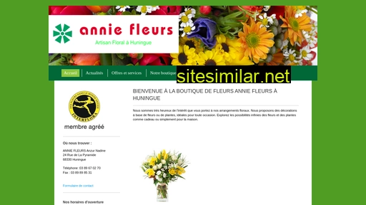 anniefleurs.fr alternative sites