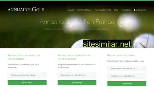 annuaire-golf.fr alternative sites