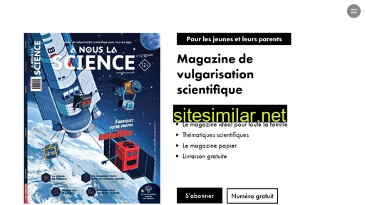 anouslascience.fr alternative sites