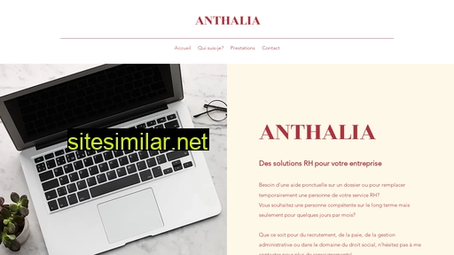 anthalia.fr alternative sites