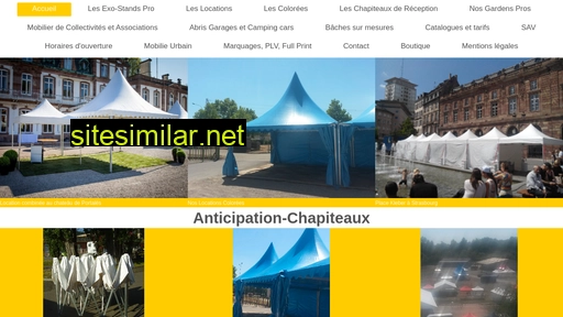 anticipation-chapiteaux.fr alternative sites