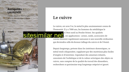 antiquites-lauginie.fr alternative sites