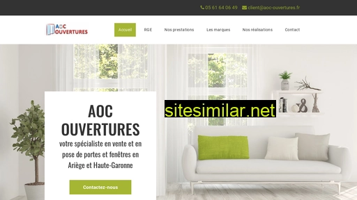 Aoc-ouvertures similar sites
