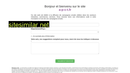 a-p-c-t.fr alternative sites