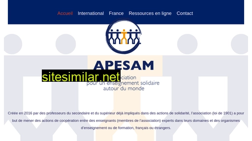 apesam.fr alternative sites