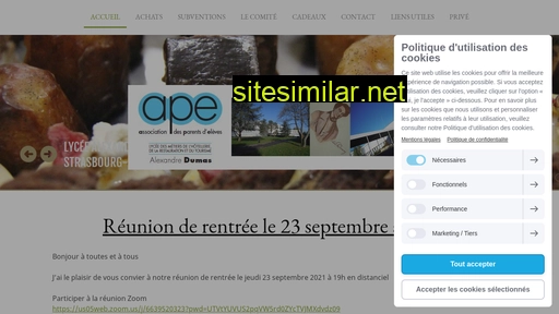 ape-dumas.fr alternative sites