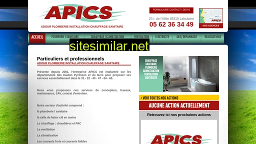 Apics-energies similar sites