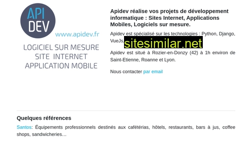 apidev.fr alternative sites