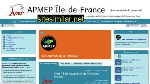 apmep-iledefrance.fr alternative sites