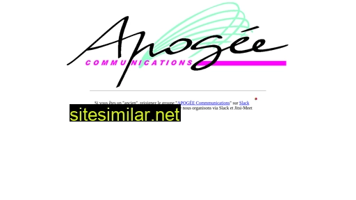 apogee-com.fr alternative sites